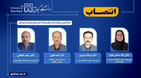 چهار عضو هیئت علمی دانشگاه گیلان به سمت نماینده وزیر در هیئت امنای مؤسسات آموزش عالی غیردولتی استان منصوب شدند